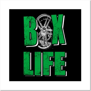 Box Life Green Posters and Art